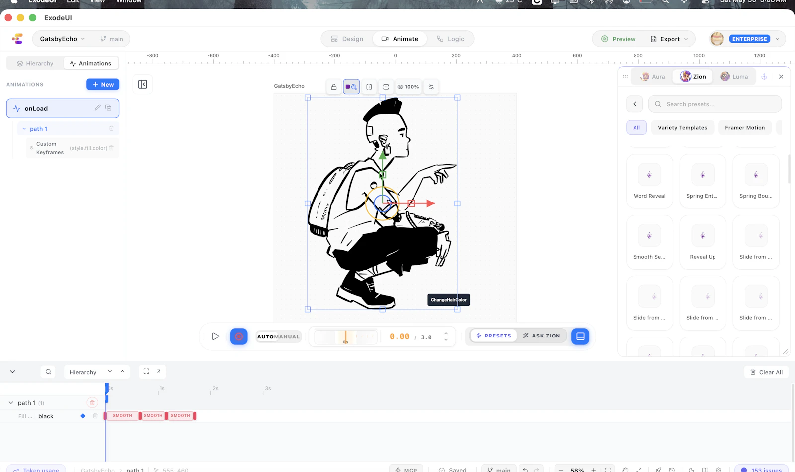 ExodeUI screenshot 2