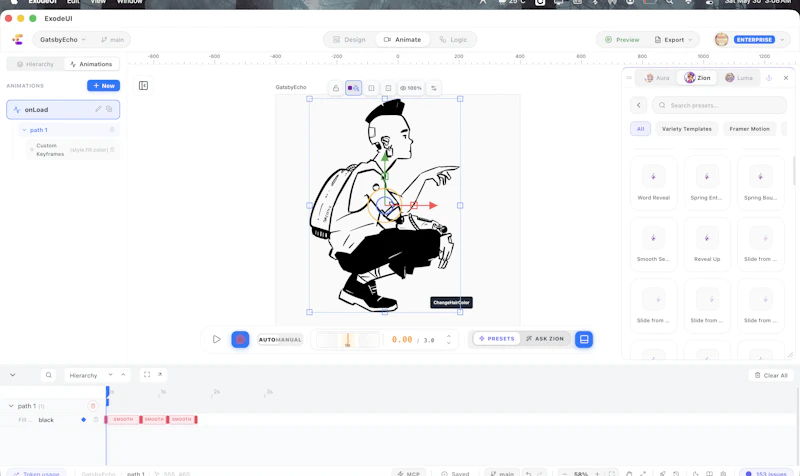 ExodeUI screenshot 2