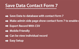 Save Data Contact Form 7 media 1