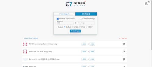 Pi7 Bulk Image Resizer gallery image