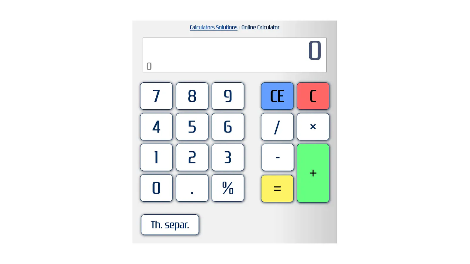Calculators.Solutions screenshot 2