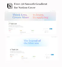 40 Smooth Gradient for Notion Cover gallery image