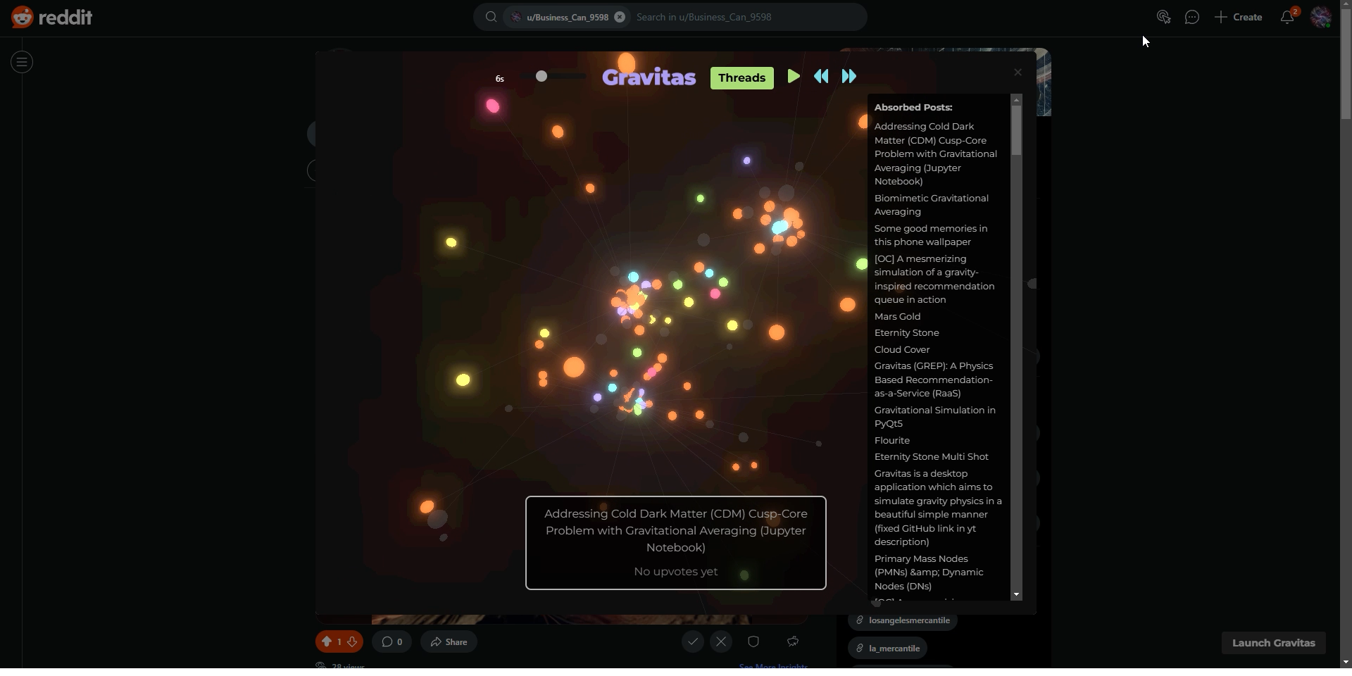 Gravitas Threads: Reddit Channel Player media 8