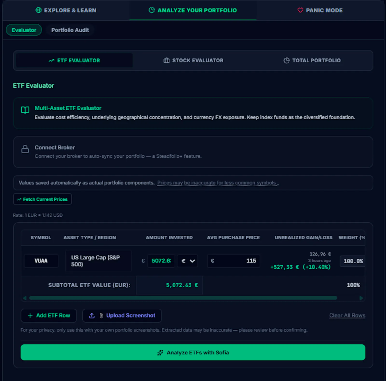 Steadfolio screenshot 5