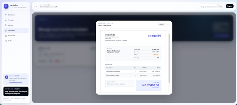 InvoicePro screenshot 4