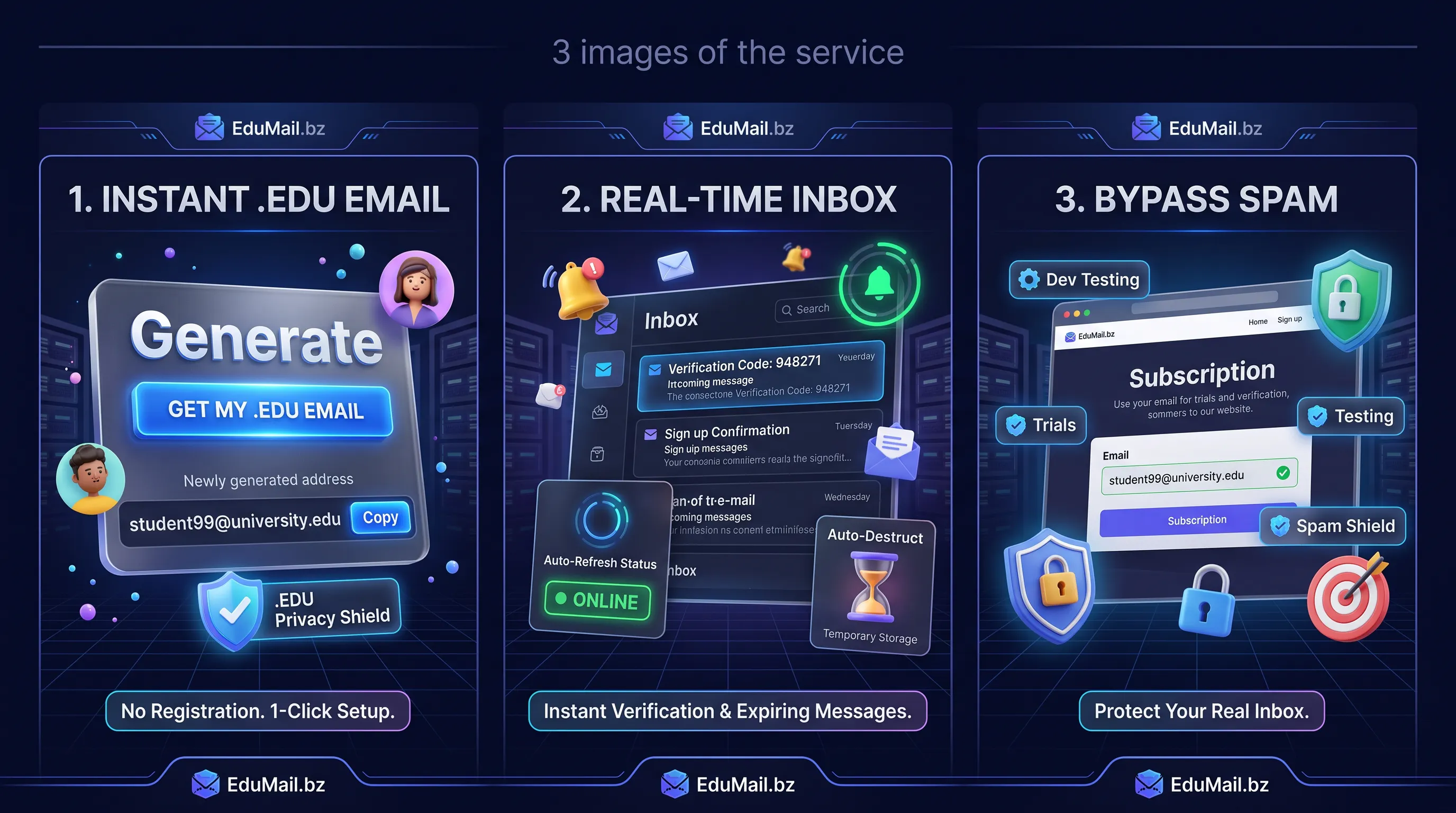 EduMail - Free .EDU Temp Mail gallery image