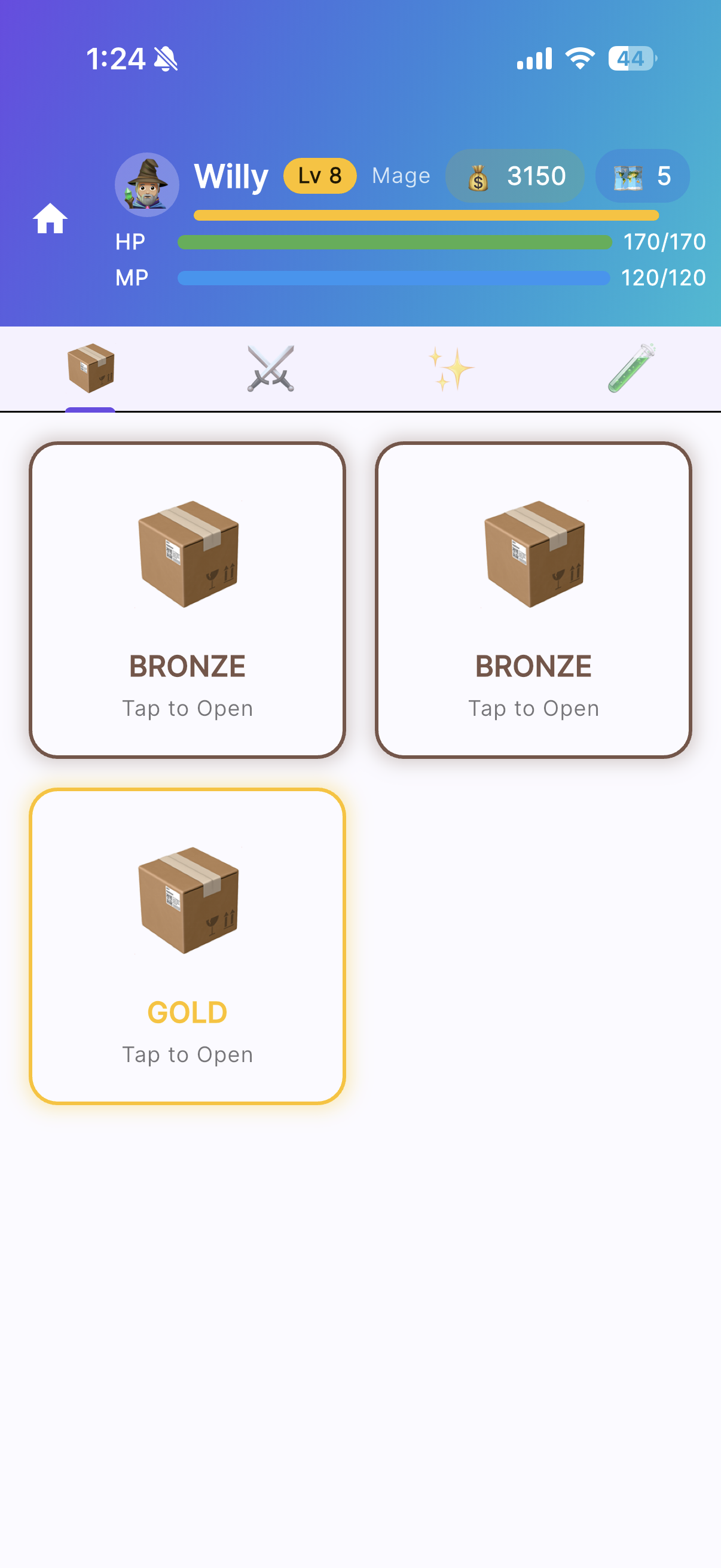 Questing, The Ultimate Fitness RPG - Screenshot 5 showing product features and functionality