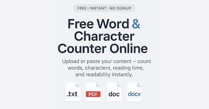 Free Word Counter Online gallery image