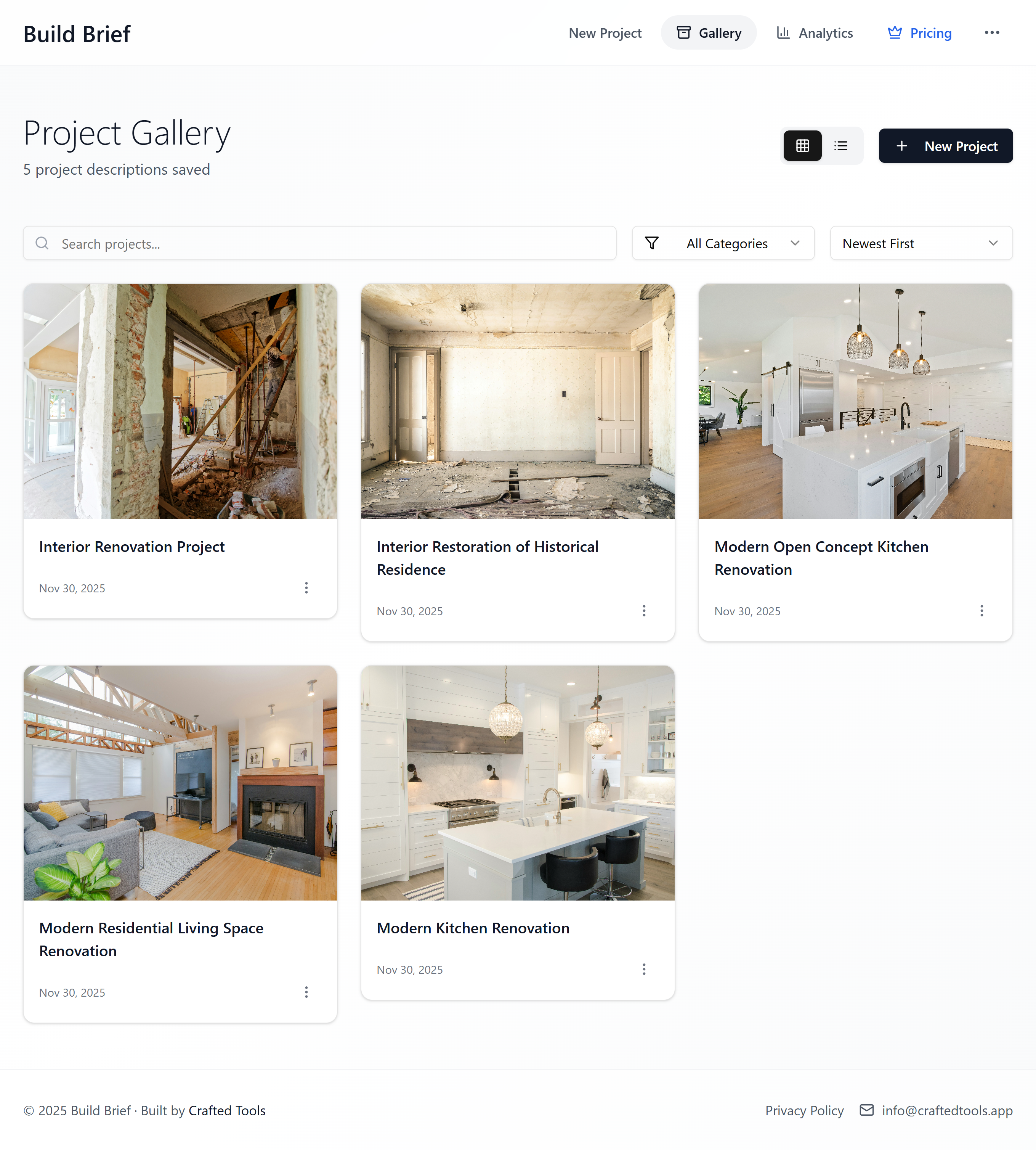 Build Brief gallery image