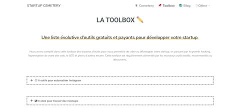 Startup Cemetery gallery image