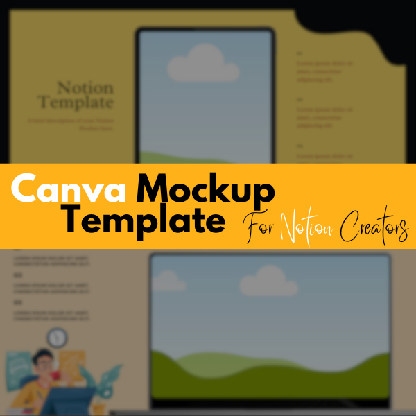 Canva Mockup Template for Notion Creator logo