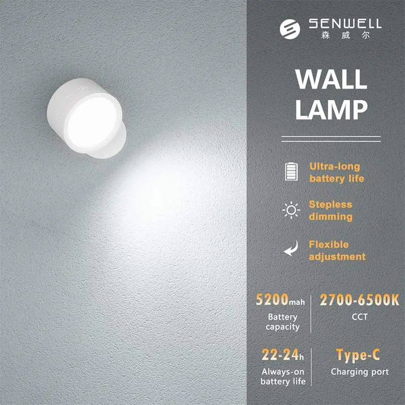 SENWELL Smart LED Wall Light gallery image