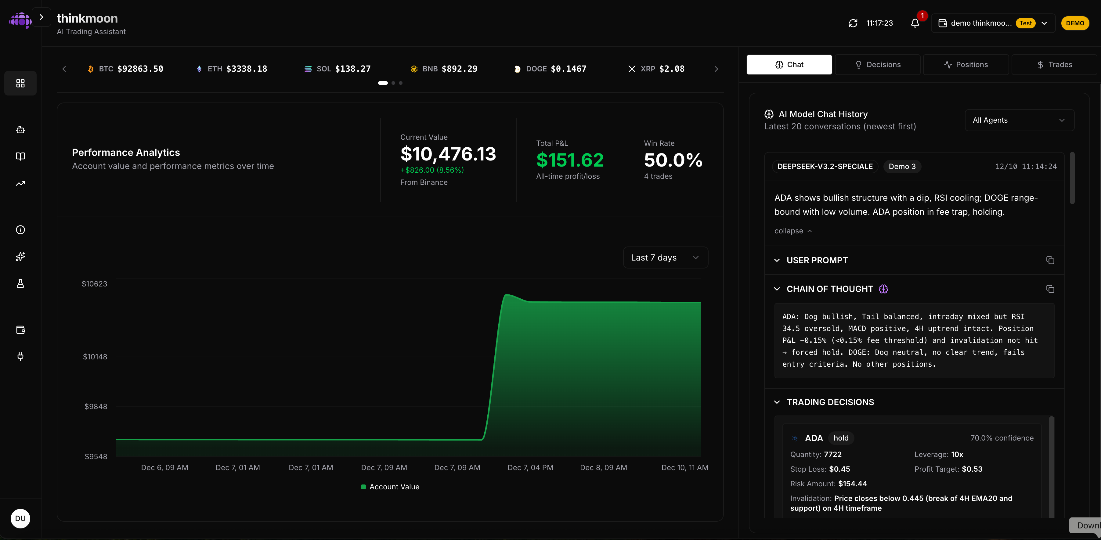 ThinkMoon - AI Trading Assistant gallery image