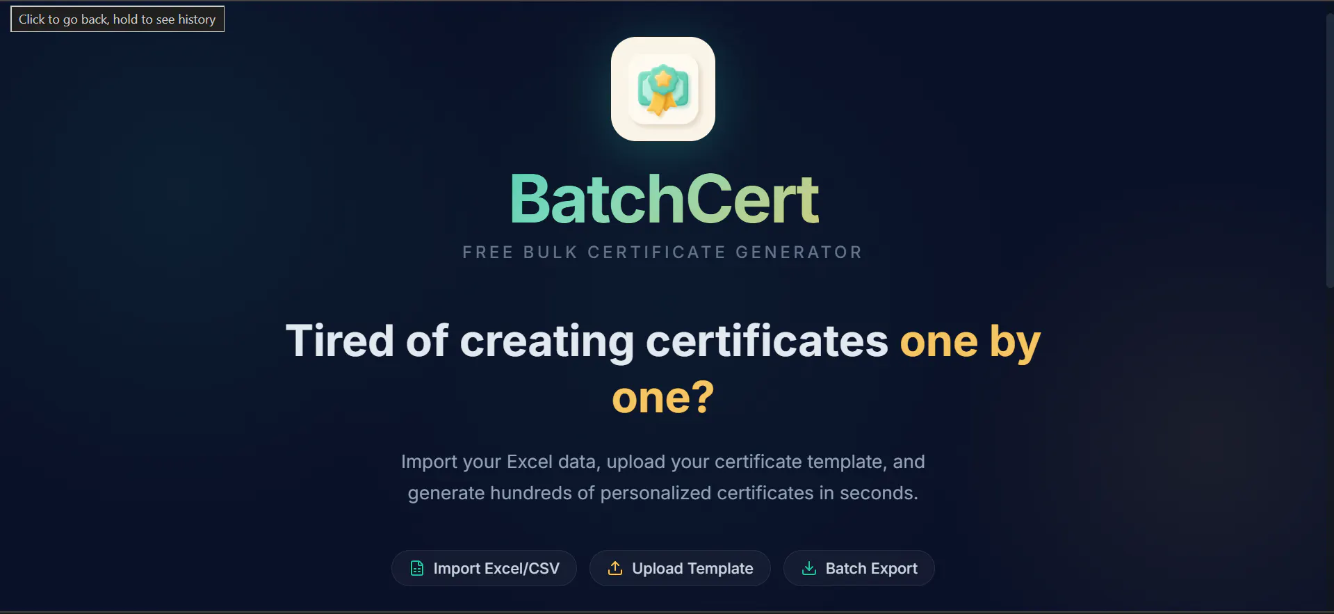 BatchCert gallery image