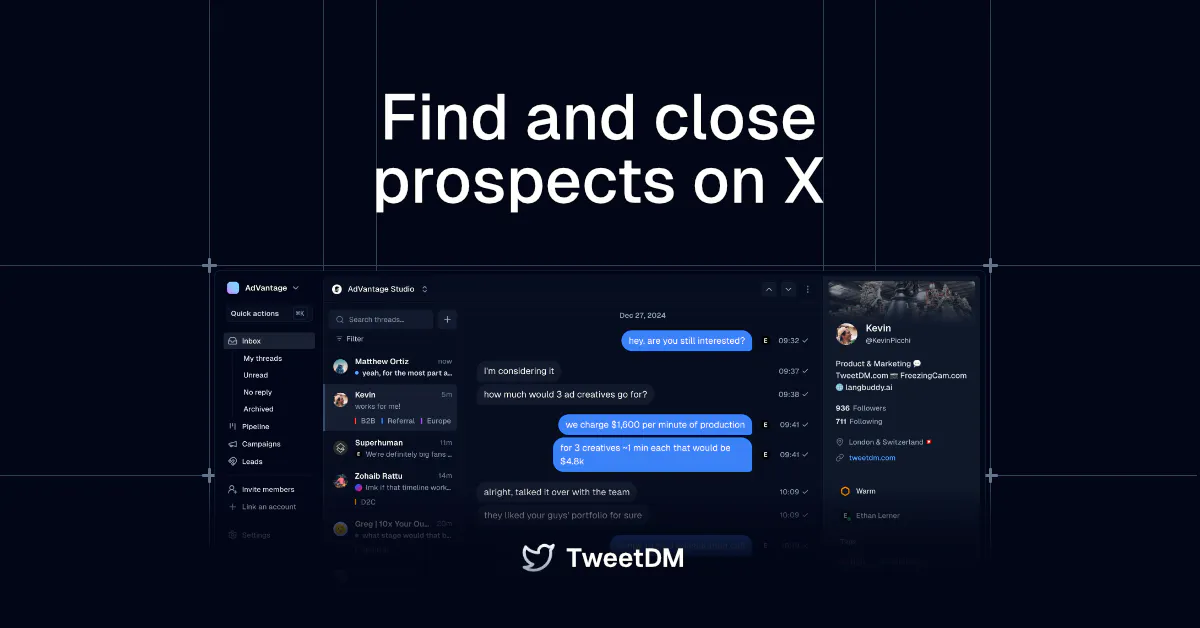TweetDM Outreach