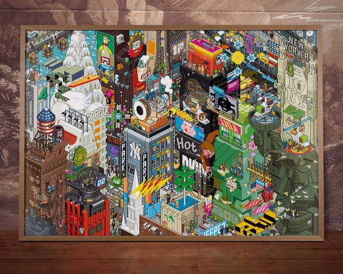 San Francisco eBoy Poster gallery image