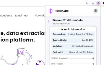 Hexomatic Browser Extension gallery image