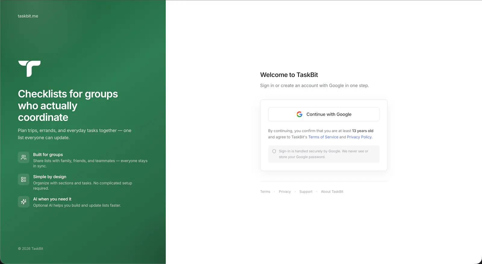 Taskbit screenshot 4