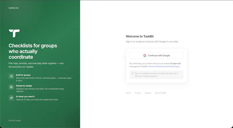 Taskbit screenshot 4