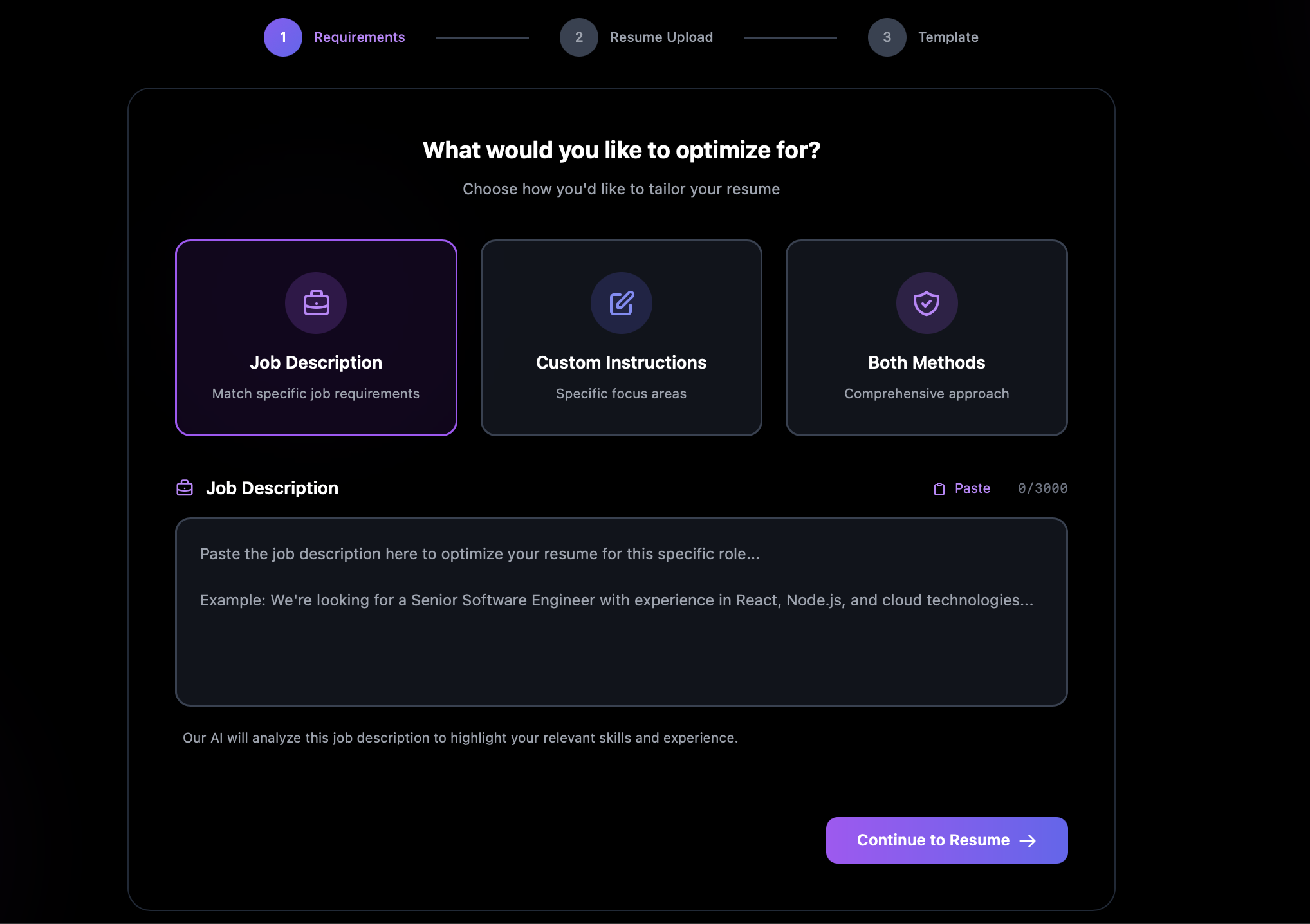 Airesumify - Screenshot 2 showing product features and functionality