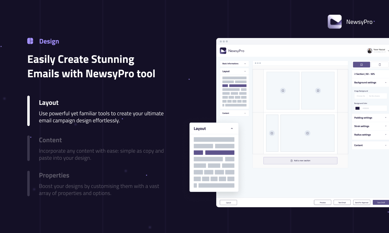 NewsyPro Sistemi - Hızlı katılım için en iyi e -posta pazarlama kampanyası tasarımları medya 2