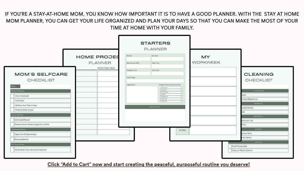 Home Mom Planner에 머물러라 - Home Mom Planner에 머물러라 미디어 1