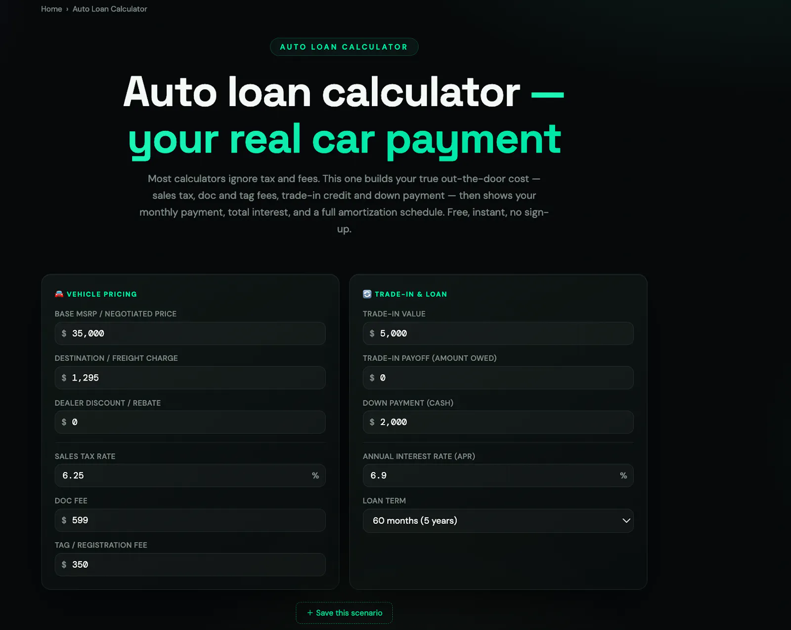 CapitalCalcs screenshot 4