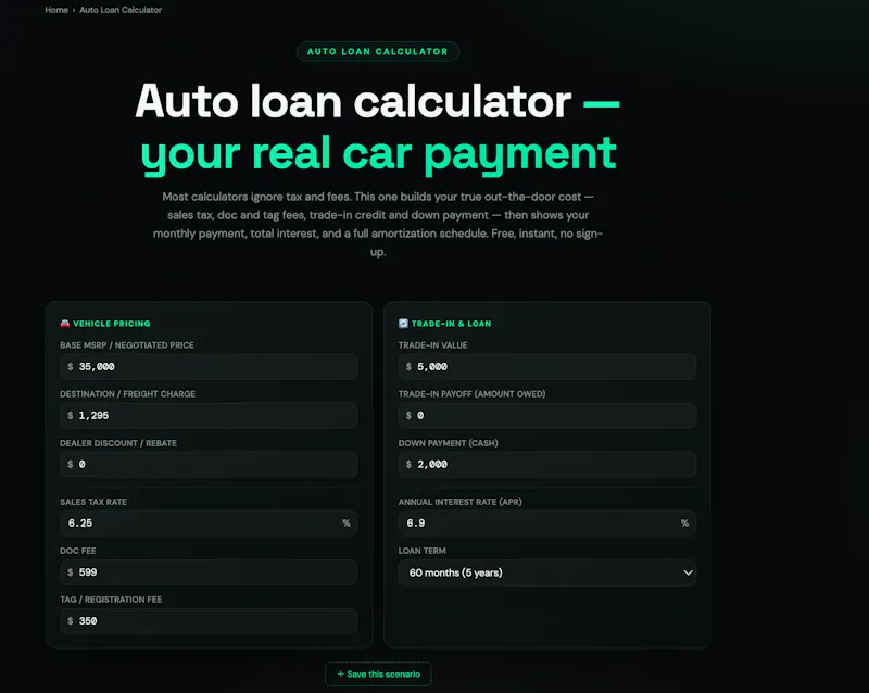CapitalCalcs screenshot 4