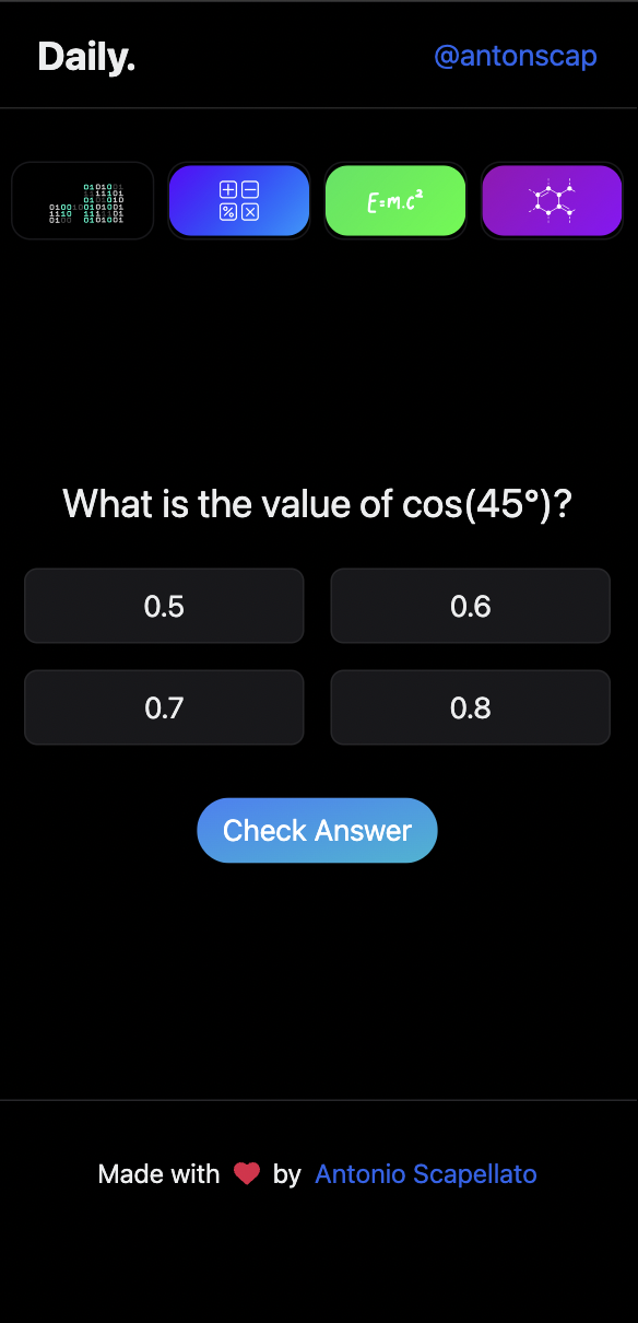 Daily Quiz  gallery image