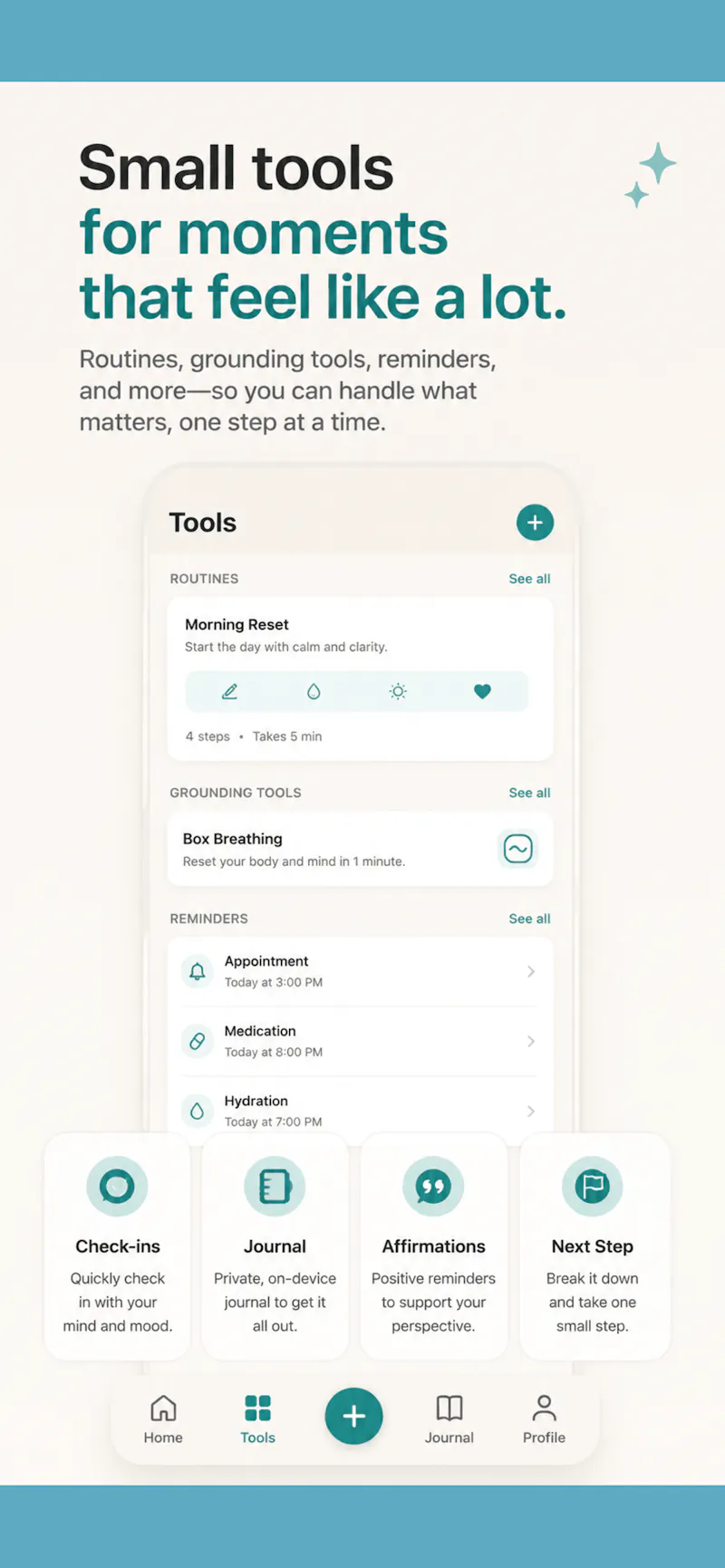Unstuck: Private Mental Reset App screenshot 4