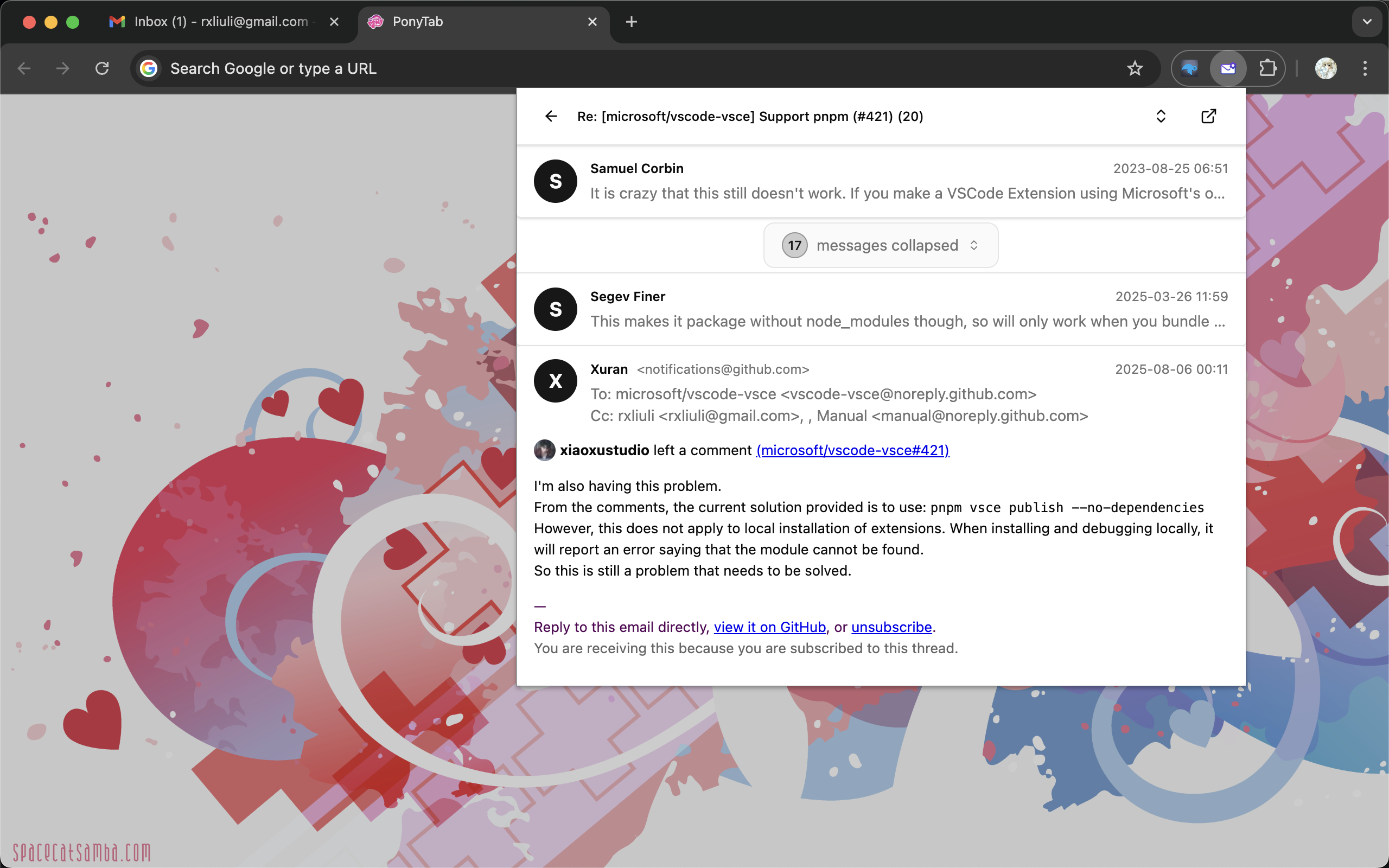 وسائط Gmail Notifier 2