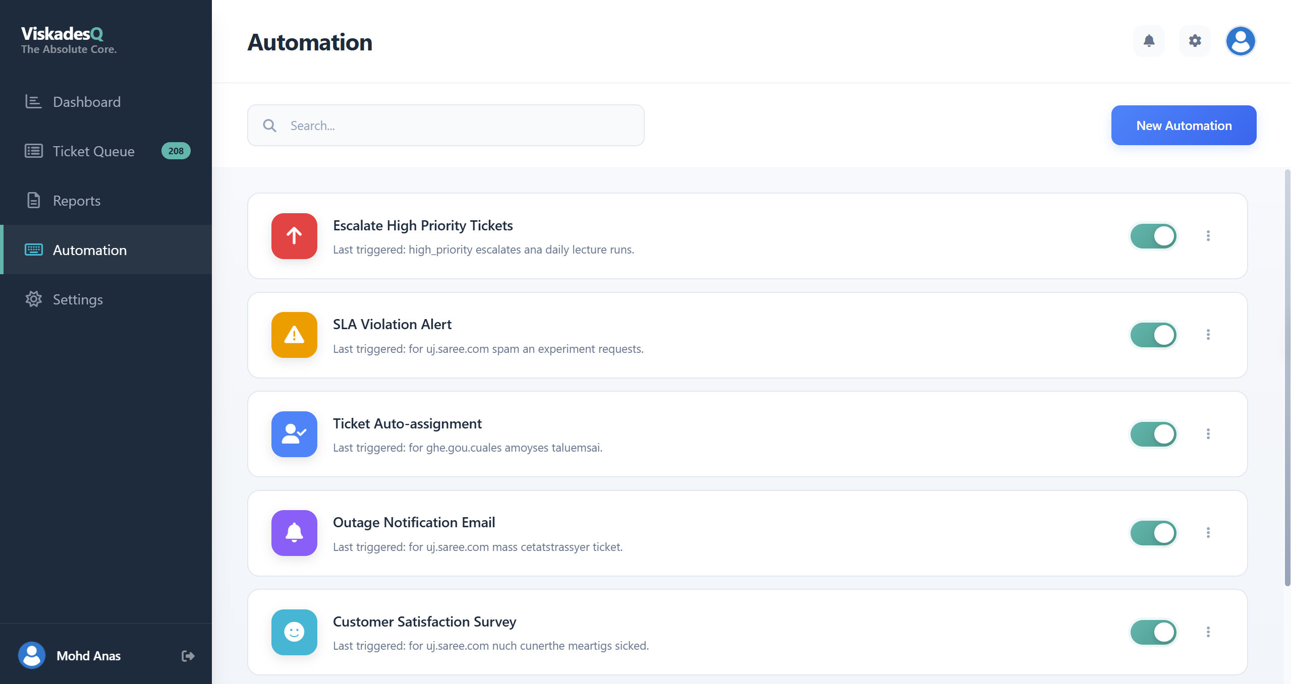 ViskadesQ - Screenshot 5 showing product features and functionality