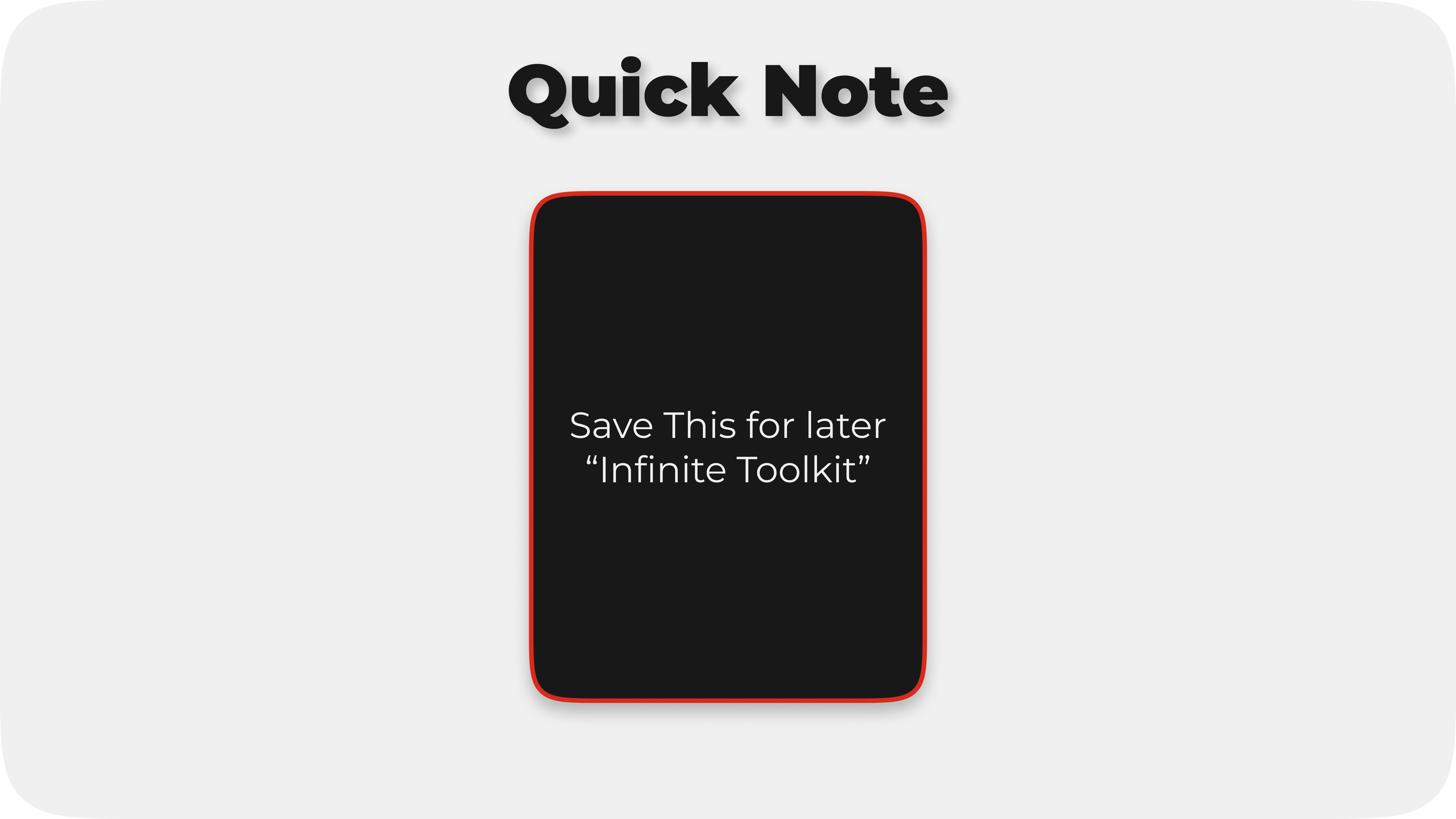 Infinite Toolkit gallery image