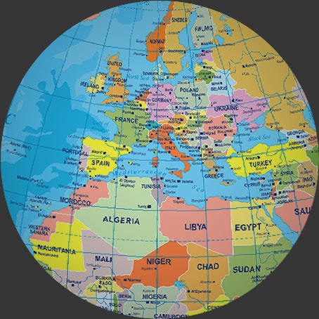 지구 - Globe, Earth 3d World Map on Wear OS와 함께 우리의 세계를 발견하십시오. 미디어 4