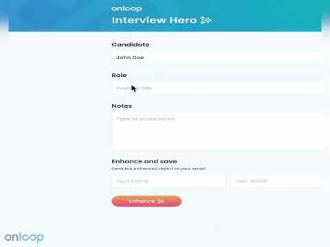 Interview Hero gallery image