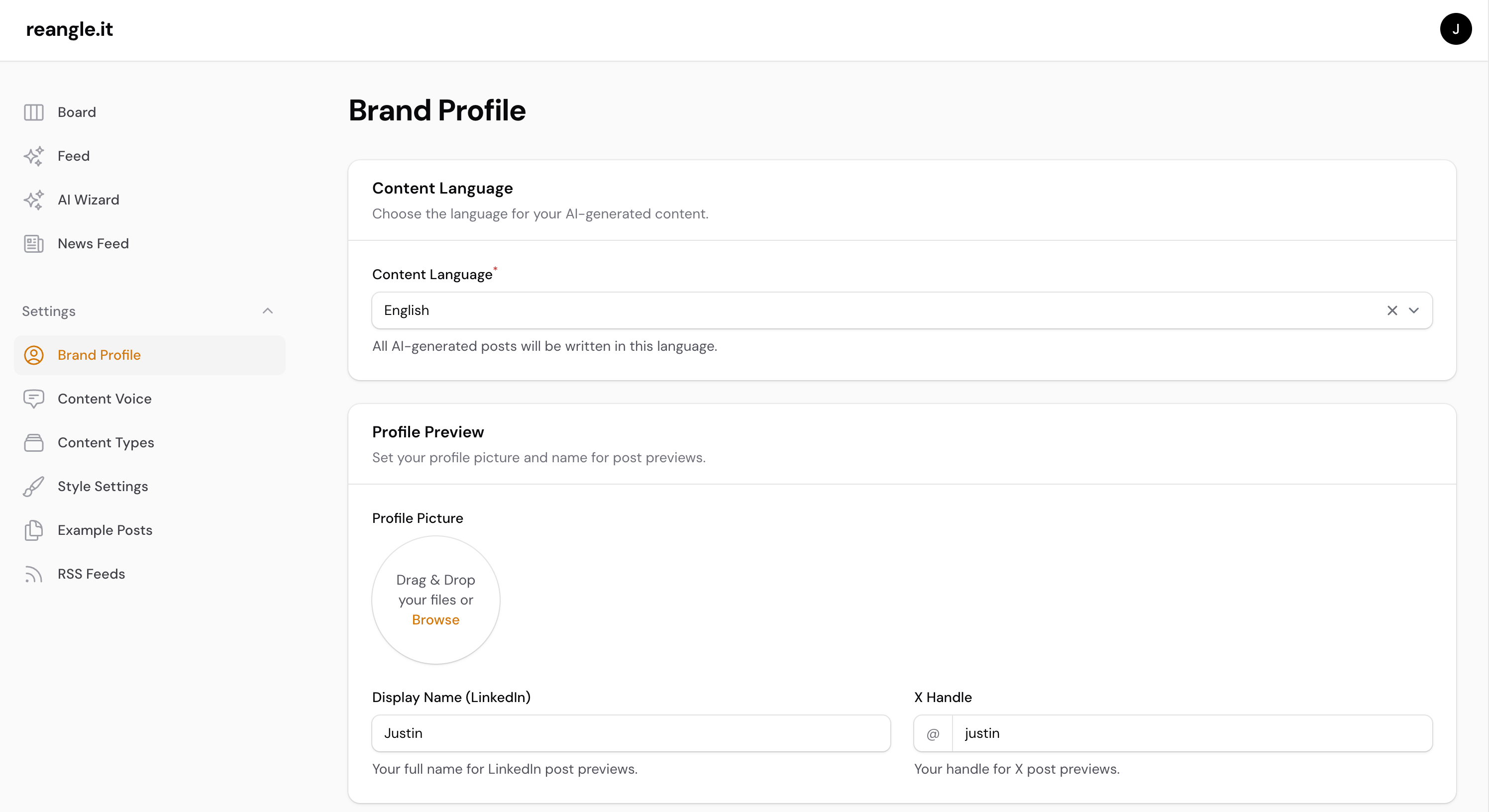 reangle - AI Personal Brand Ghostwriter gallery image
