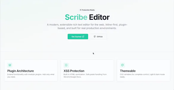 ScribeJS — Next-Gen Editor Core gallery image
