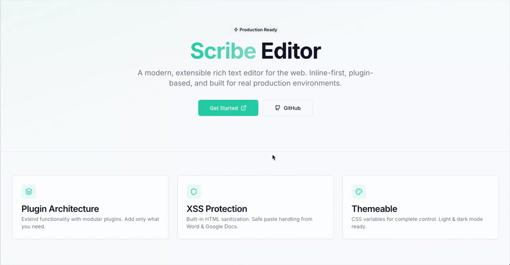 ScribeJS — Next-Gen Editor Core
