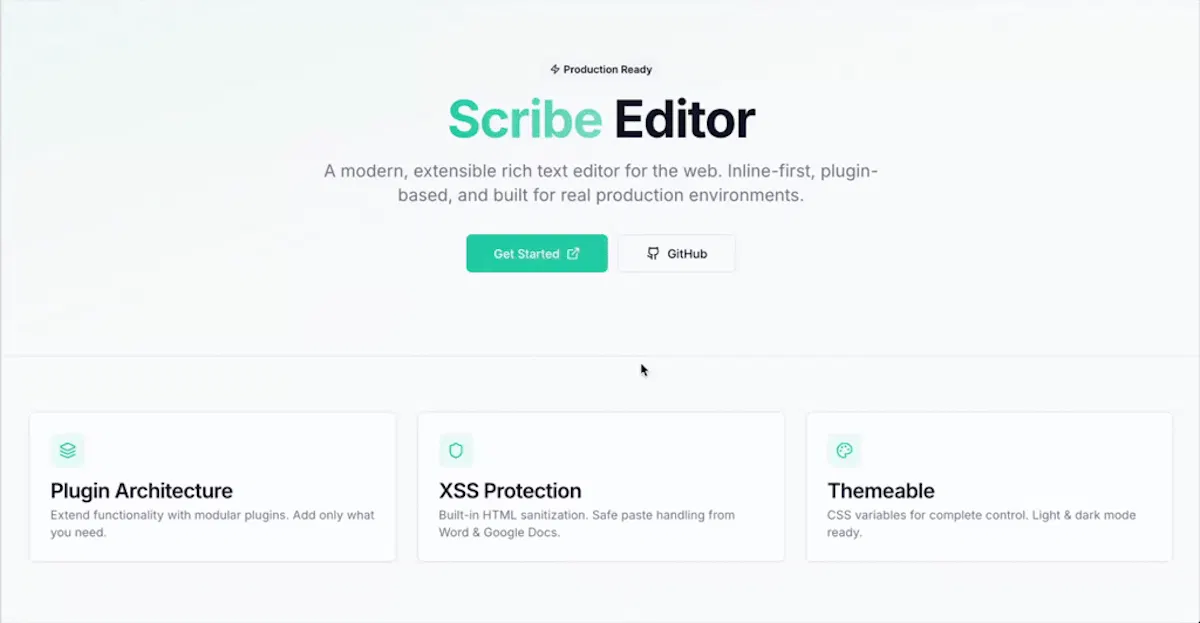 ScribeJS — Next-Gen Editor Core