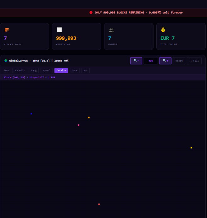 1.000.000 pixel canvas for everyone gallery image