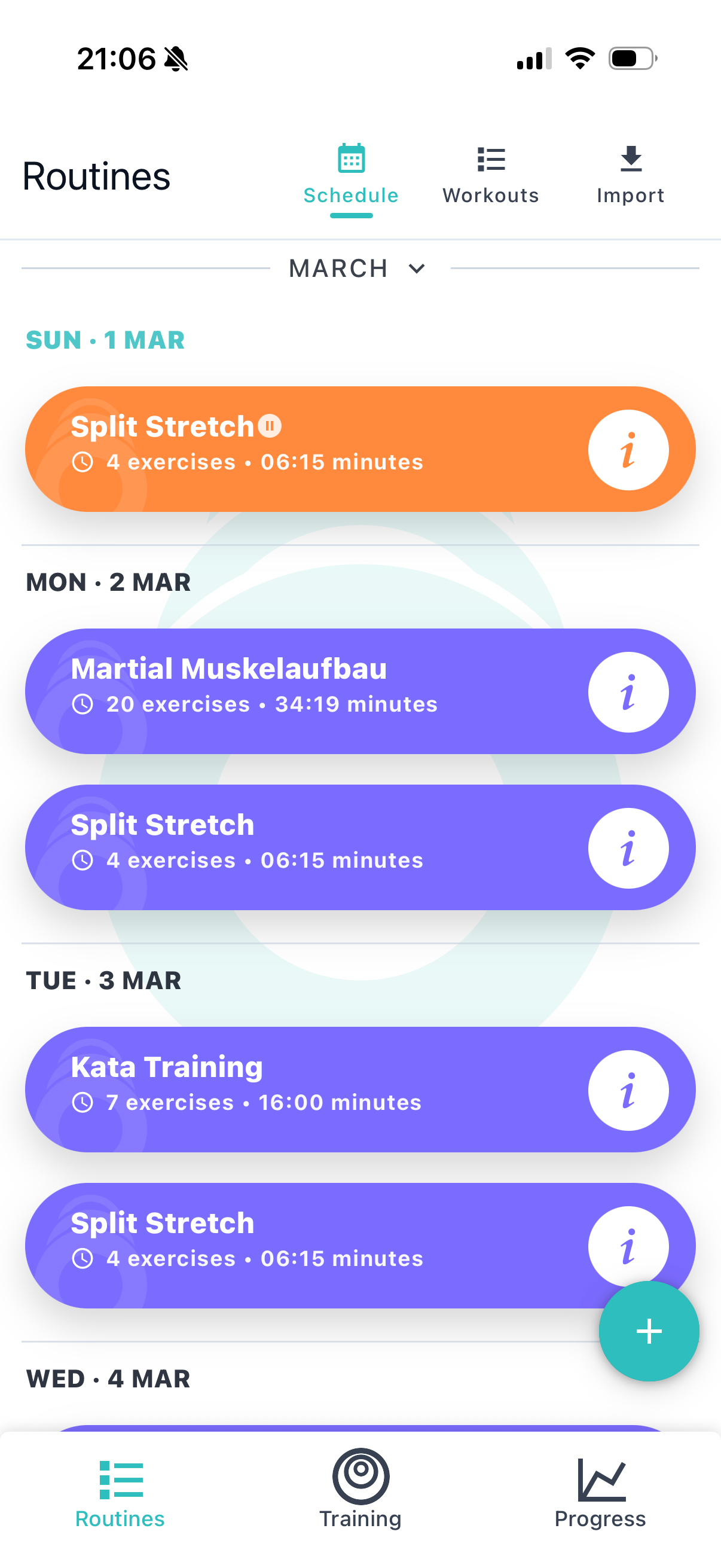 Re:Do Workouts - Screenshot 2 showing product features and functionality