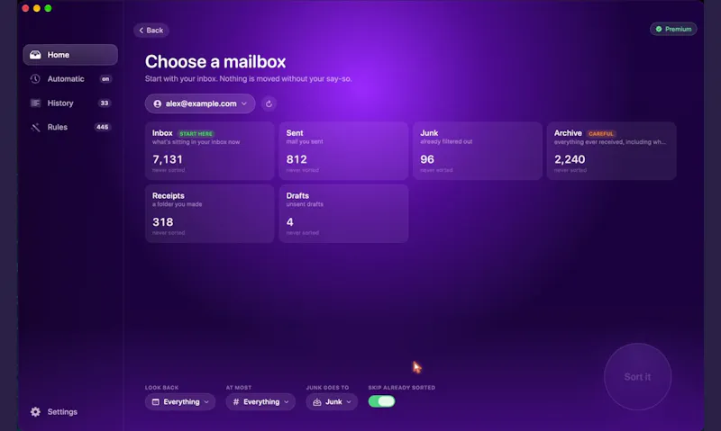 Emailyst screenshot 2