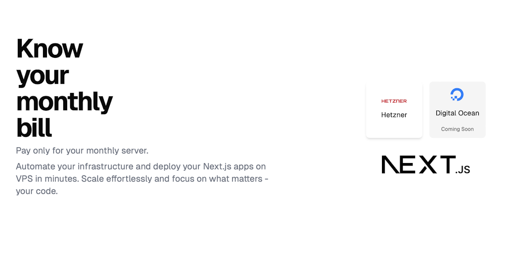 product.dev - next.js deploy made easy