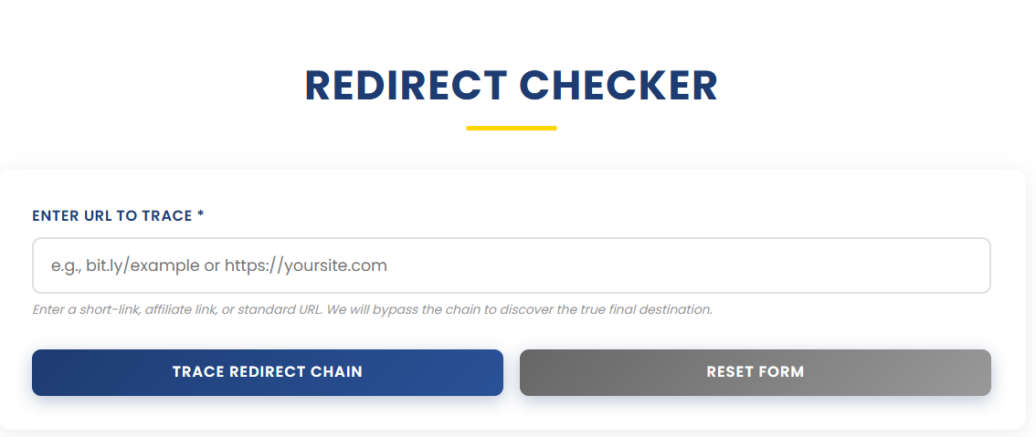 URL Redirect Checker gallery image