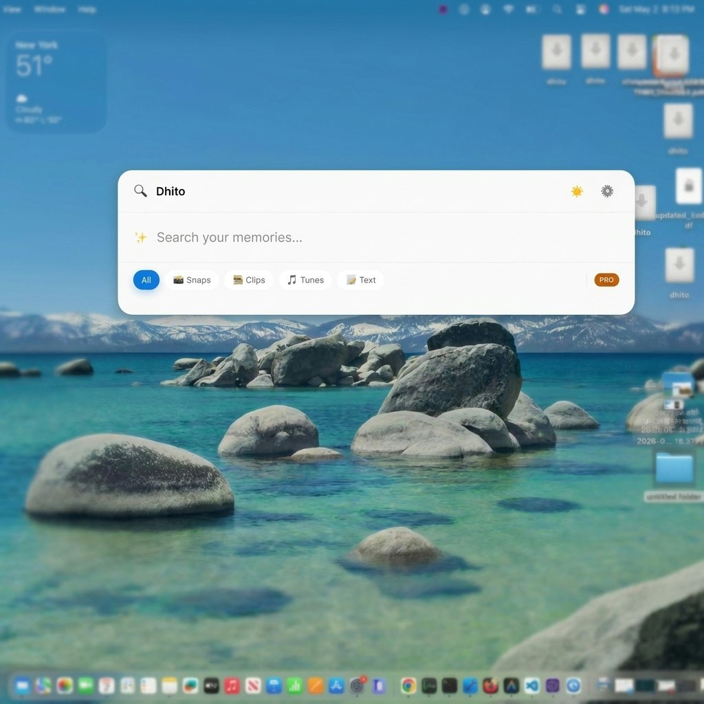 Dhito: locate & chat with local files gallery image
