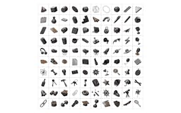 200 3D Icons for your design project media 3