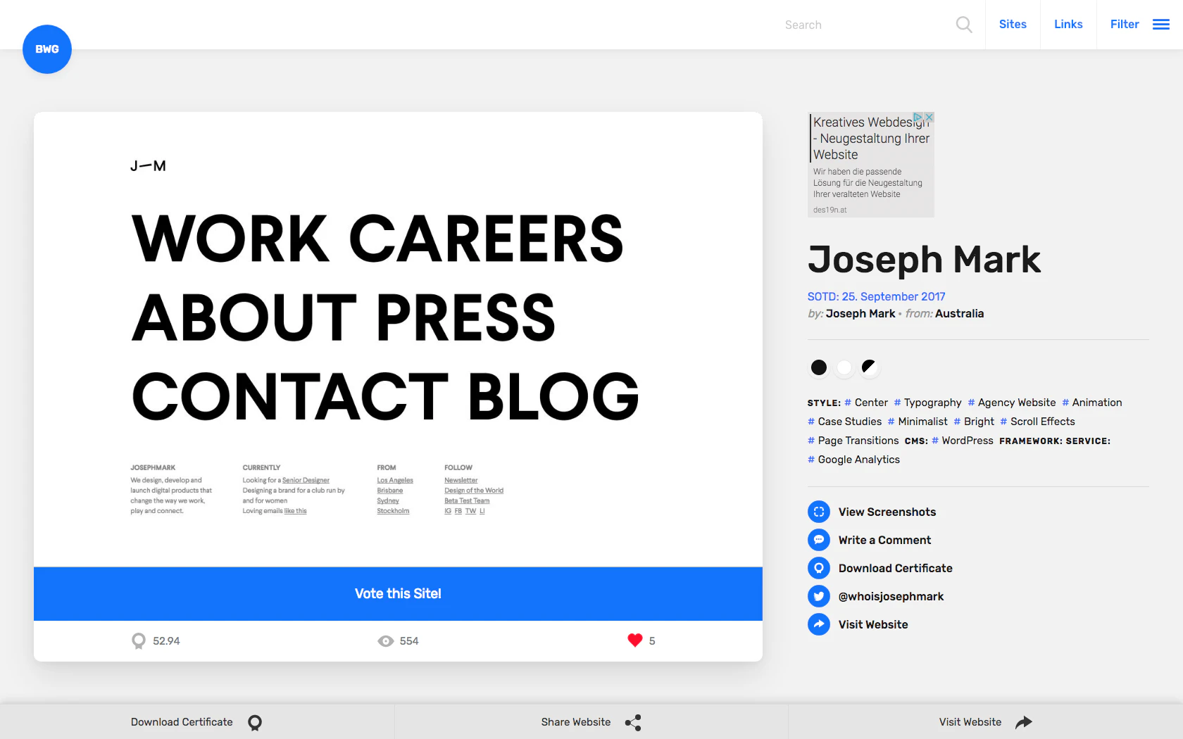 Best Website Gallery