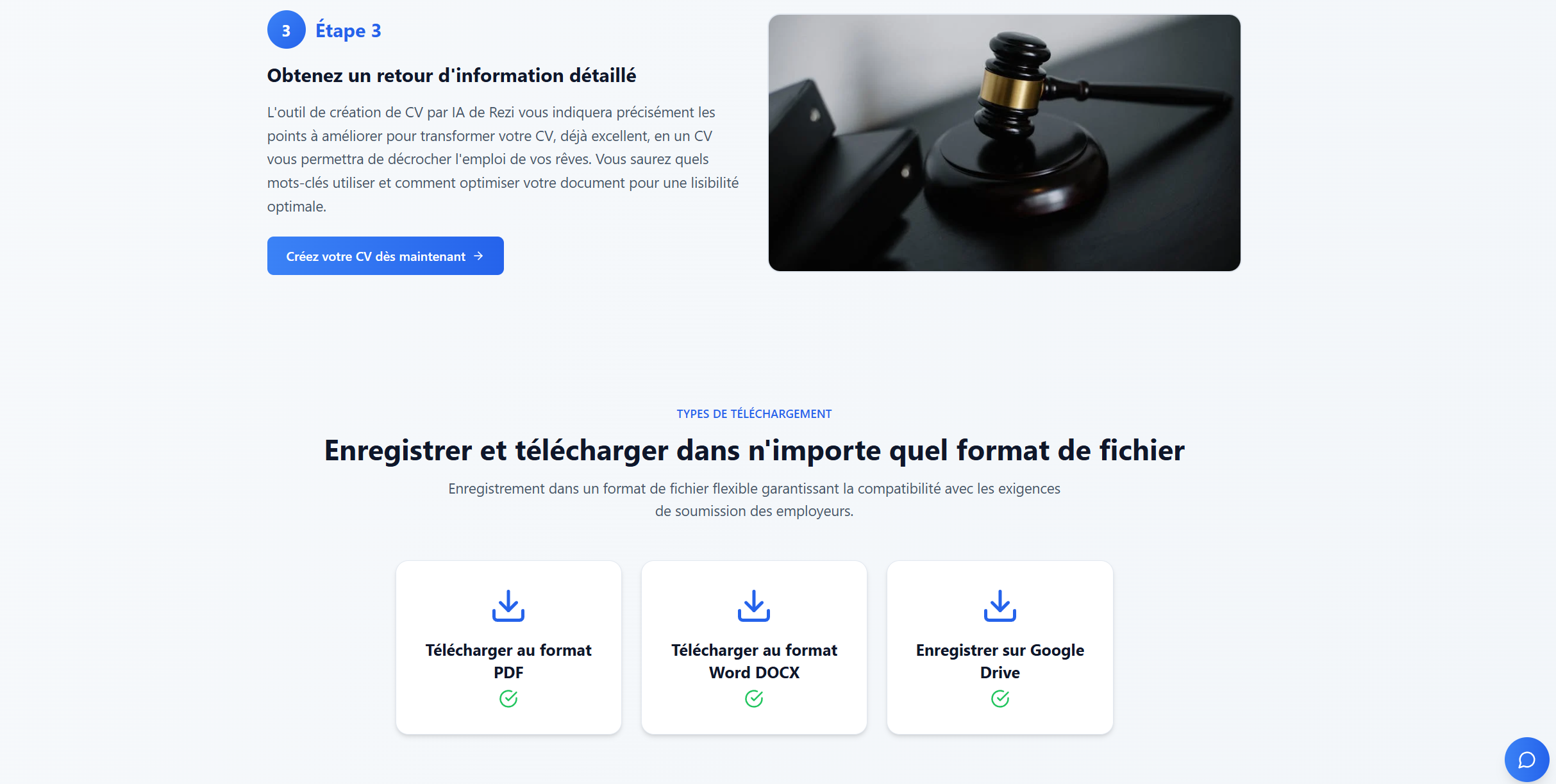 CarrièreIA - Screenshot 3 showing product features and functionality