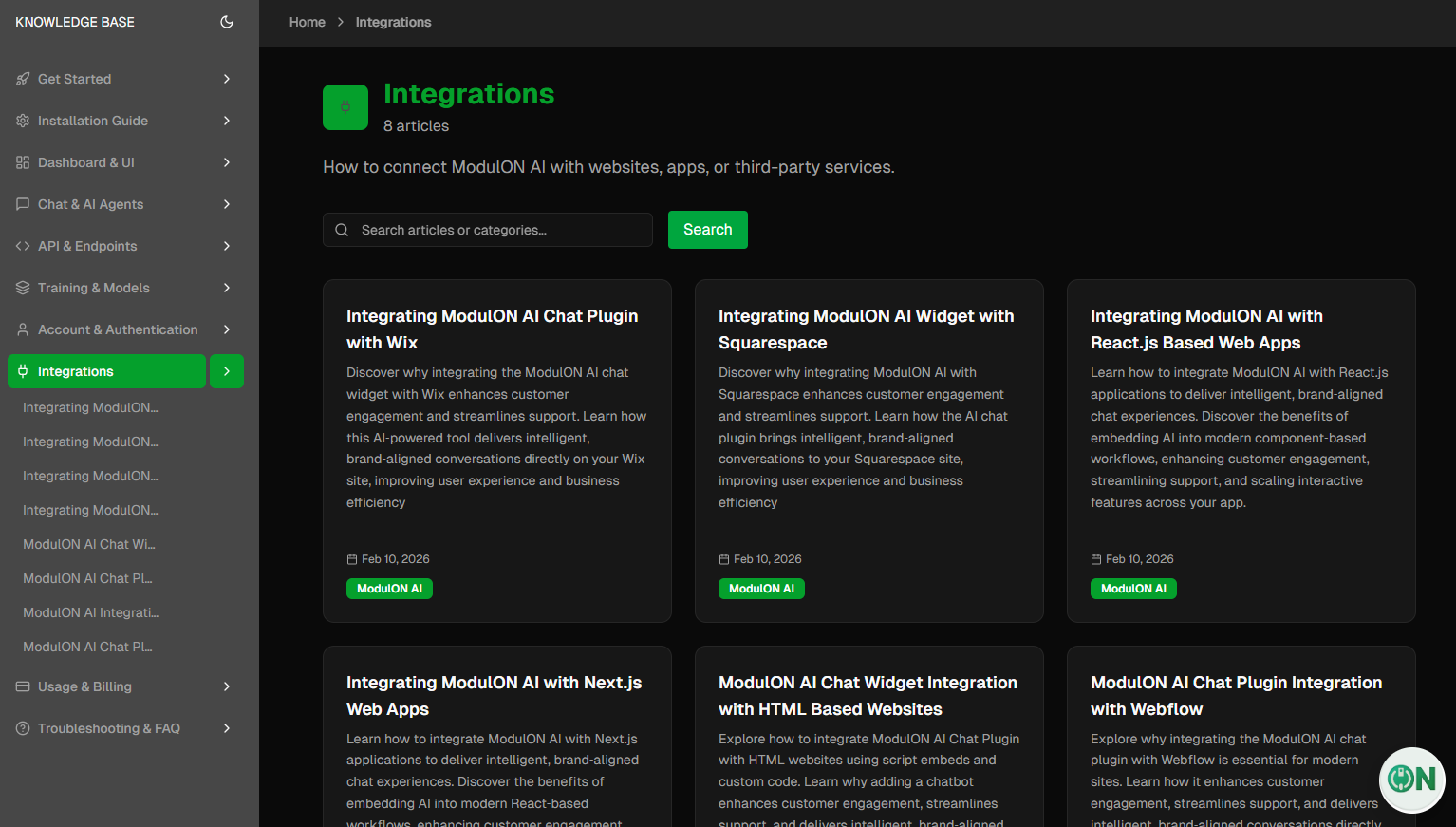 Modulon AI - Screenshot 4 showing product features and functionality