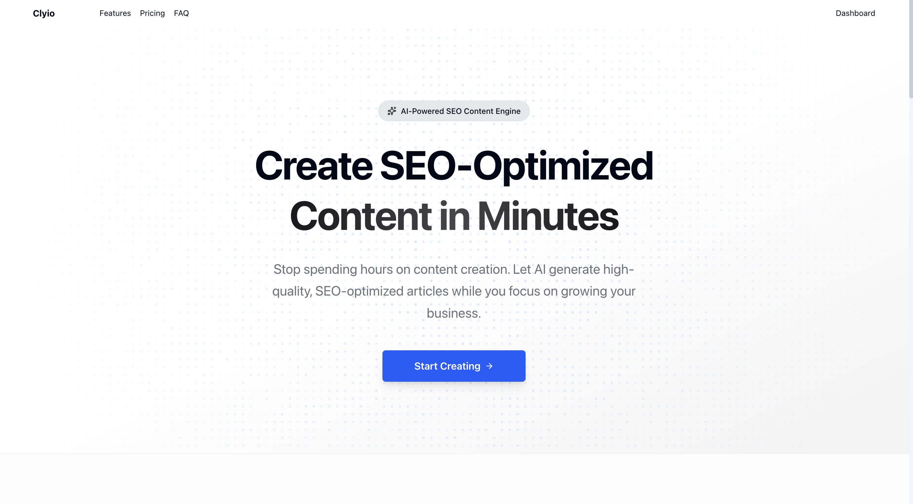 Clyio - SEO Content Generator gallery image